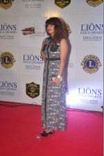 Aashka Goradia at the 21st Lions Gold Awards 2015 in Mumbai on 6th Jan 2015